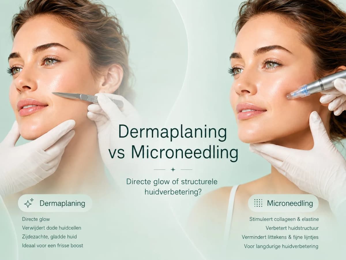 Welke behandeling is beter, dermaplaning of microneedling?