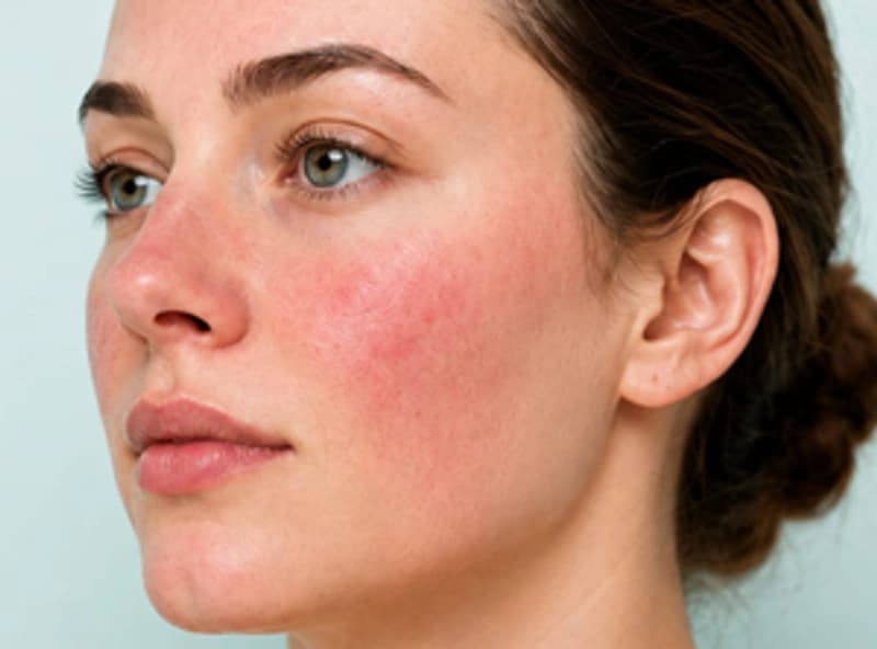 Rosacea huidprobleem